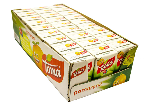 Nektár Toma pomaranč 27x250 ml